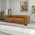 Beaumont Luxe Tan Leather Sofa - Comfort with Timeless Style