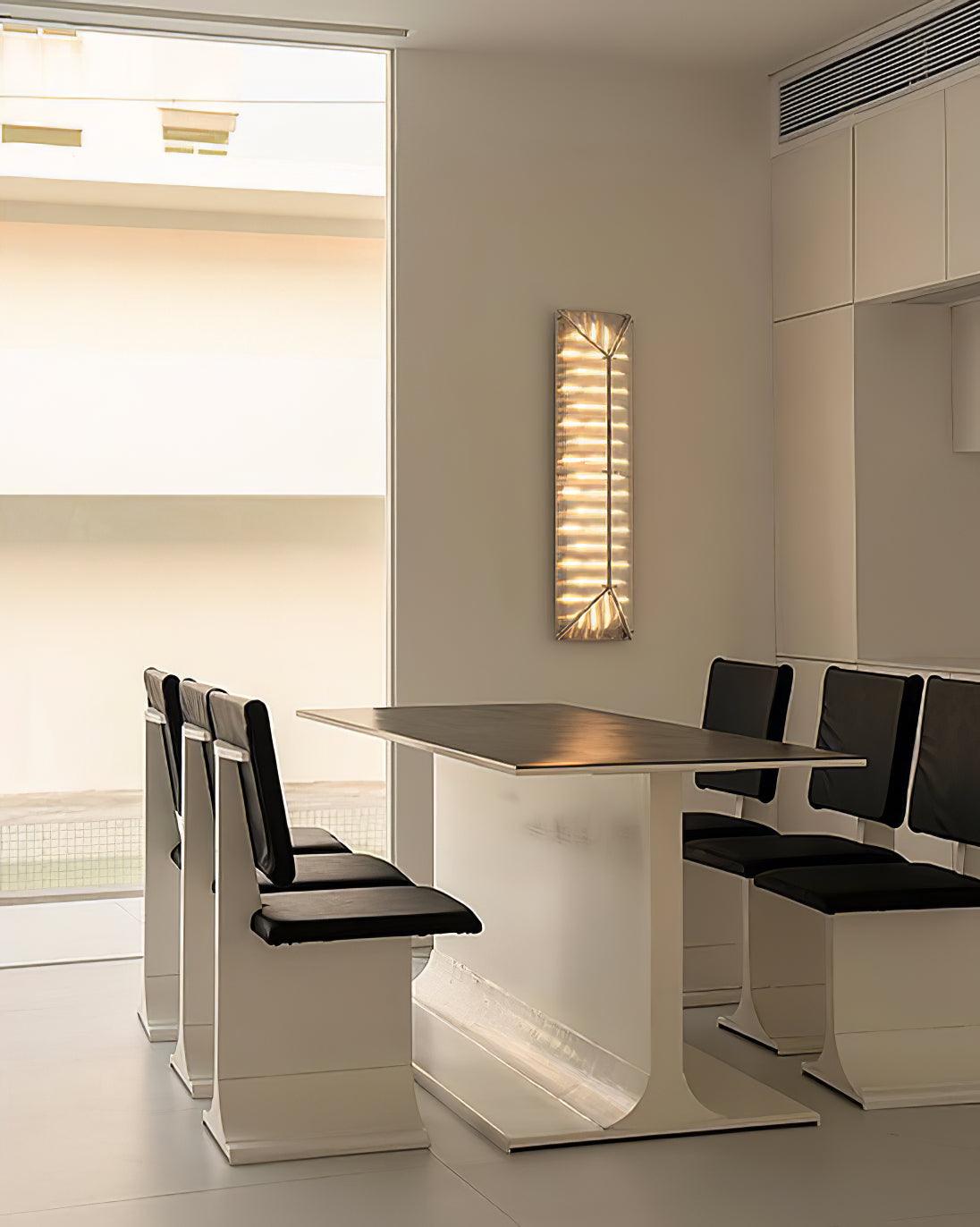 Patterned Glass Gothic Inspired Wall Lamp