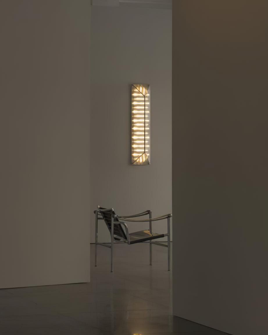 Patterned Glass Gothic Inspired Wall Lamp