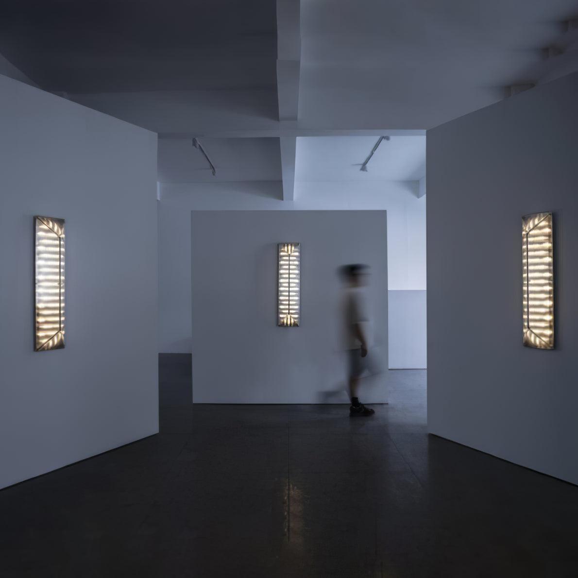 Patterned Glass Gothic Inspired Wall Lamp