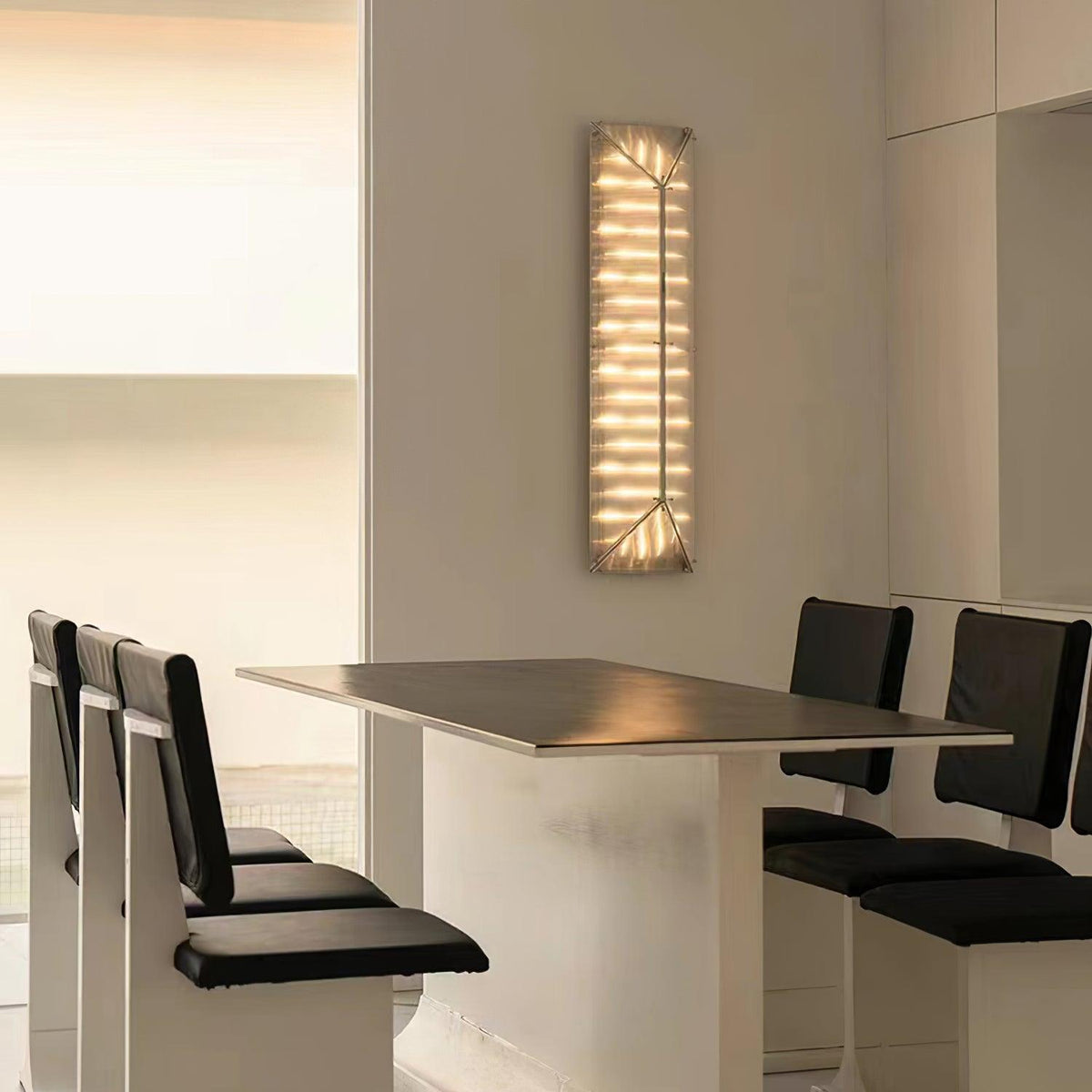 Patterned Glass Gothic Inspired Wall Lamp