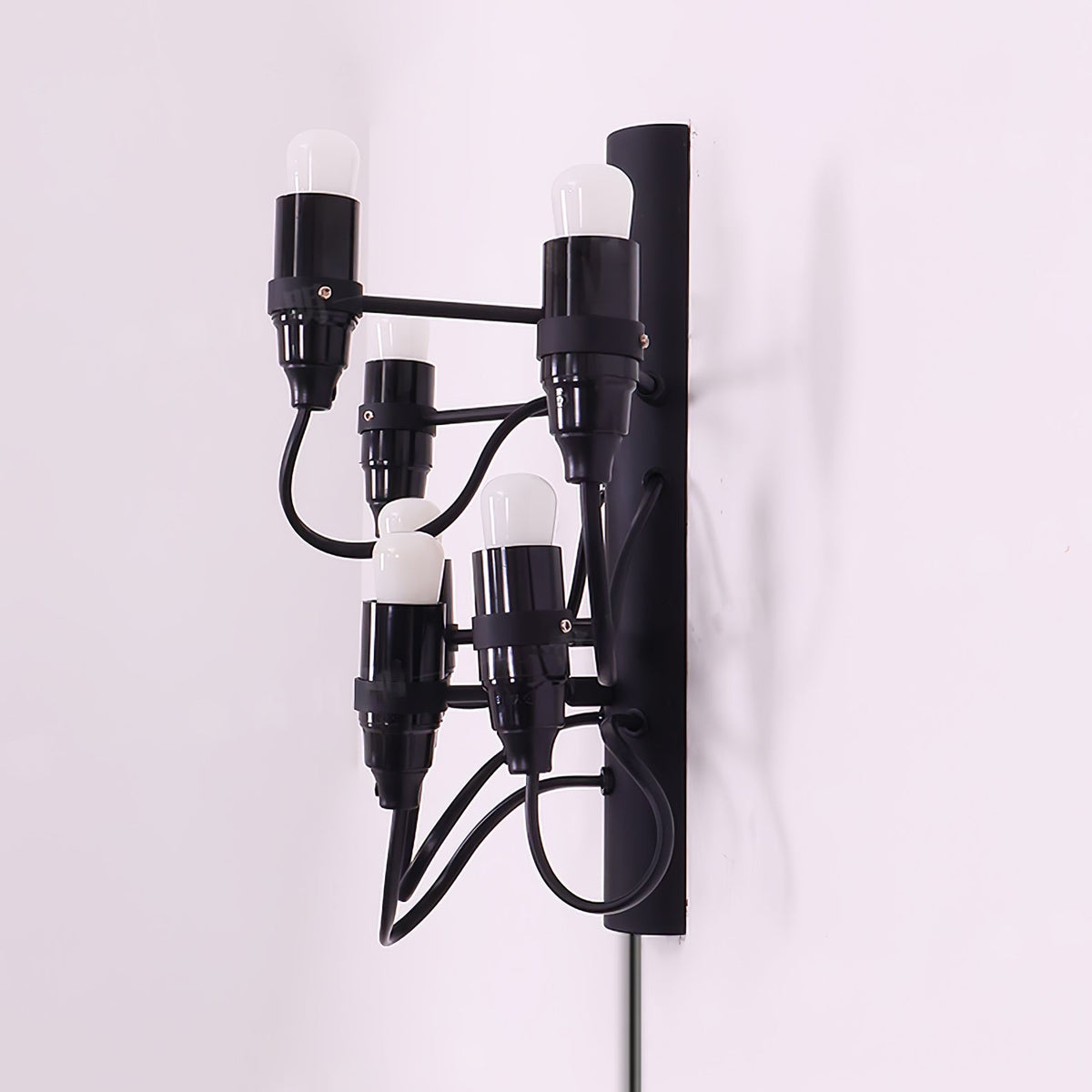 Mirror Polished Steel Contemporary Wall Lamp