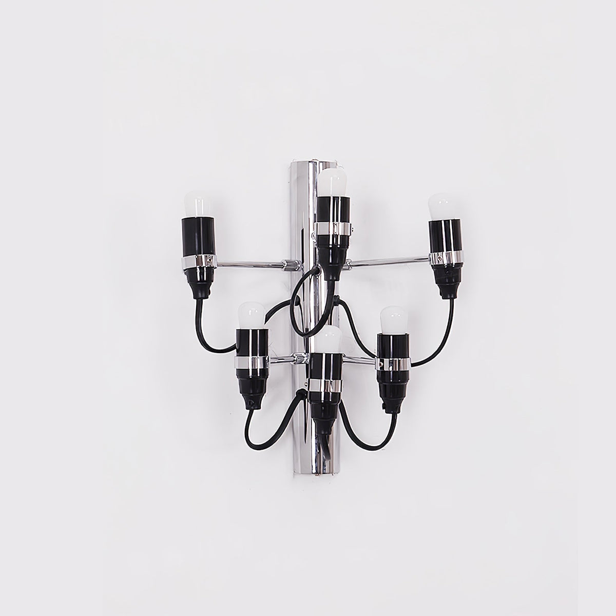 Mirror Polished Steel Contemporary Wall Lamp