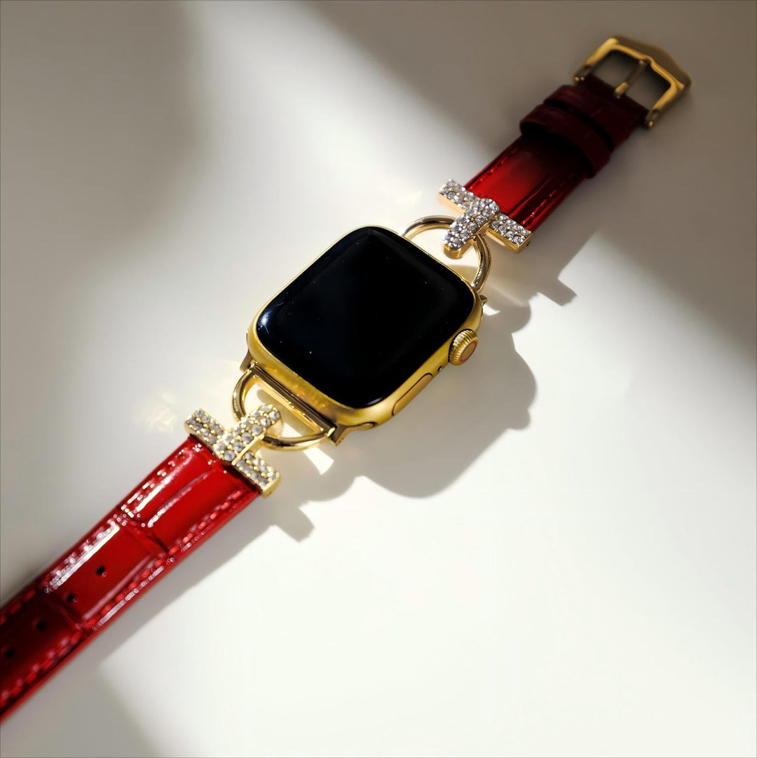 Elegant Rhinestone Apple Watch Bands for Women