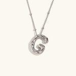 Load image into Gallery viewer, Balloon Gold Initial Necklace

