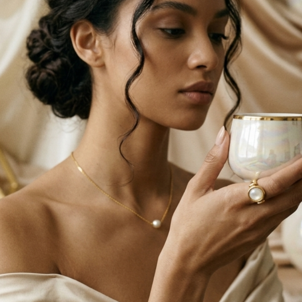 Romantic Pearl Statement Ring
