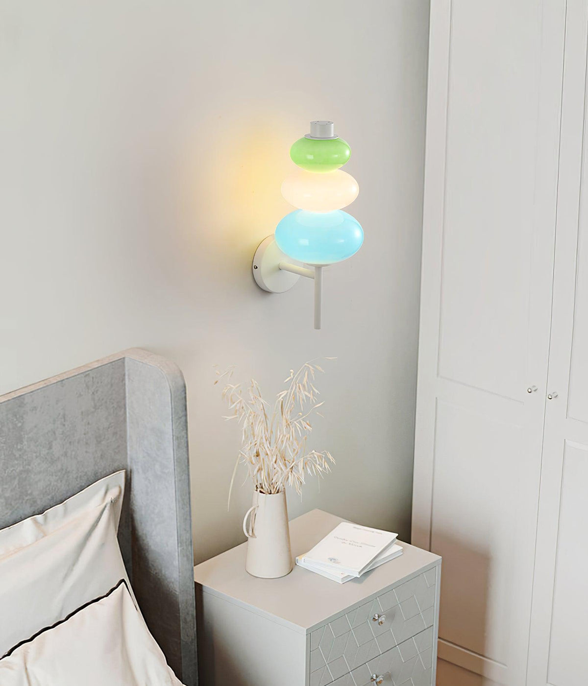 Glass Lantern Nordic Inspired Wall Sconce