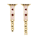 Load image into Gallery viewer, Stylish Copper Heart Apple Watch Bands for Women
