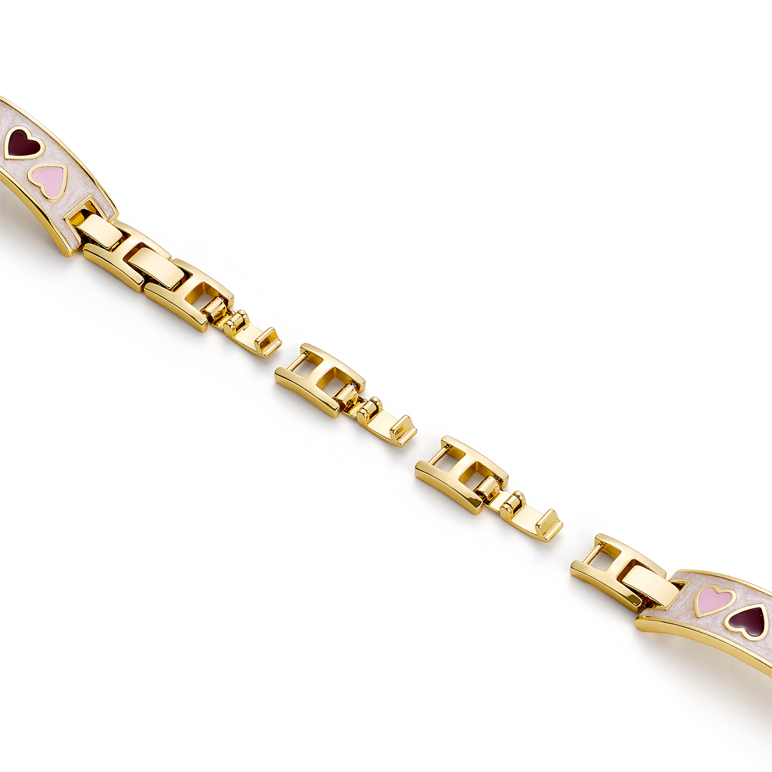 Stylish Copper Heart Apple Watch Bands for Women