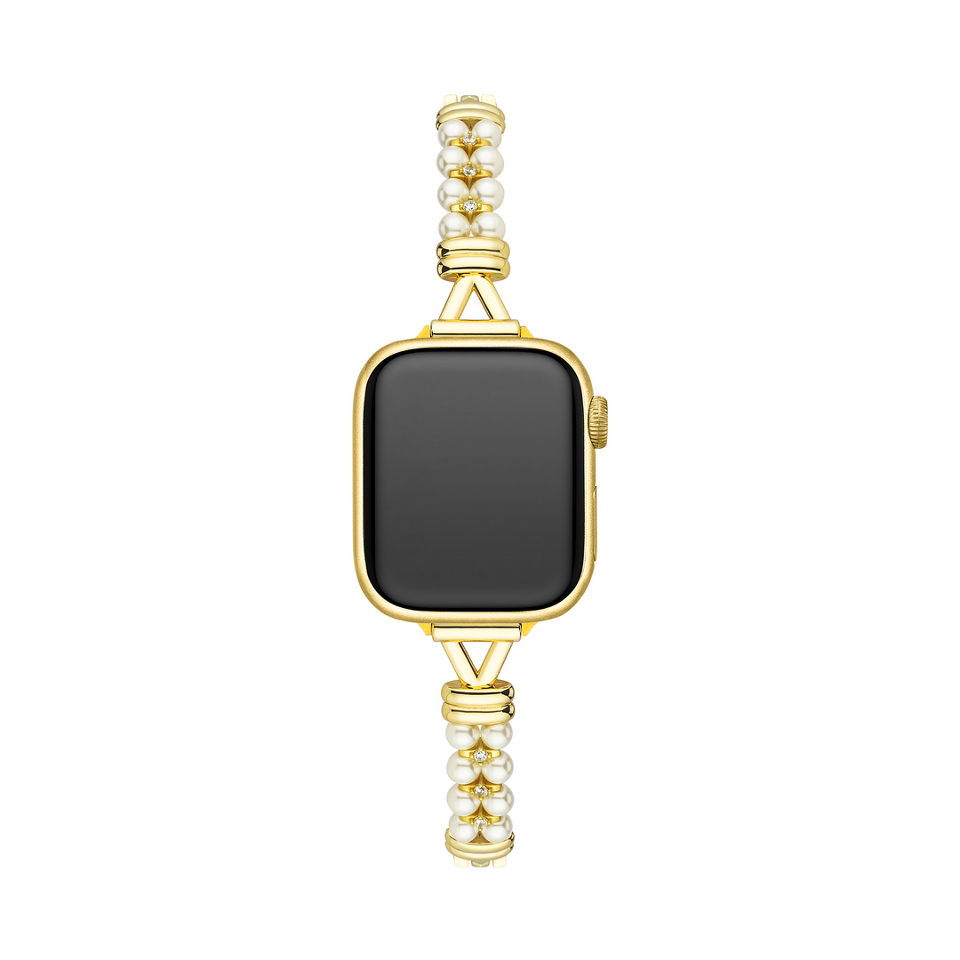 Luxury Metal Pearly Apple Watch Bands for Women
