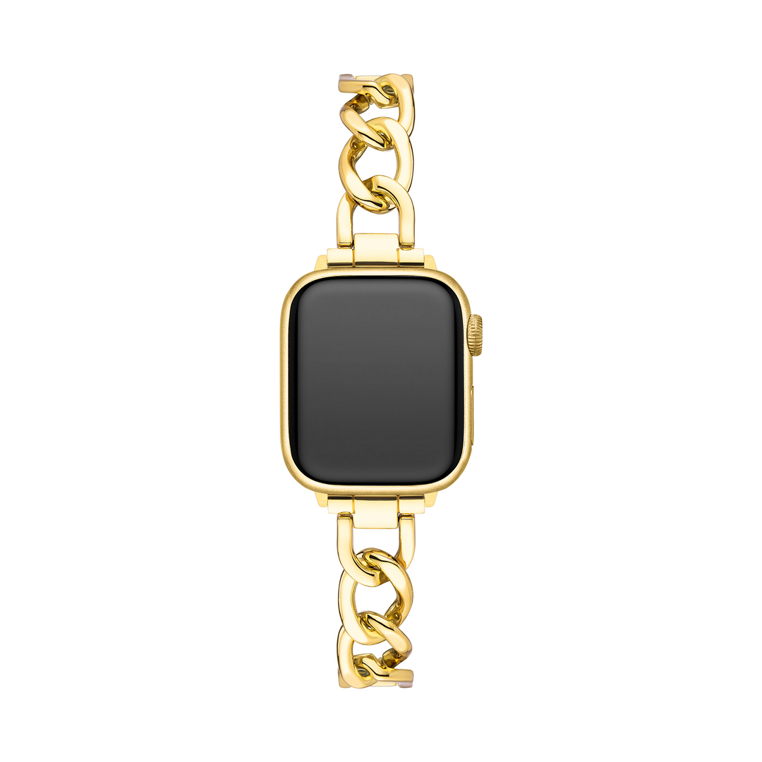Bold Metal Twist Chain Apple Watch Bands for Women