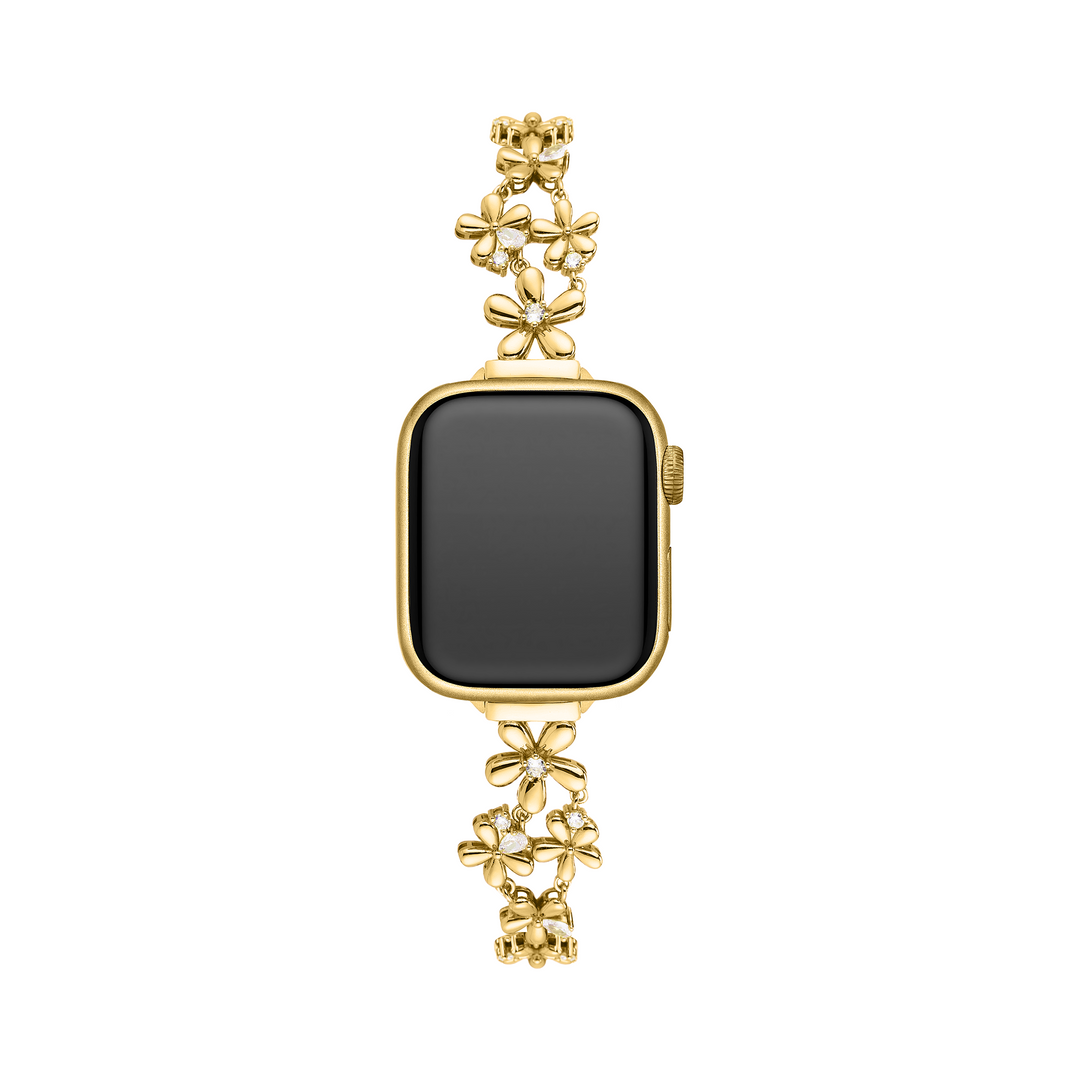 Bold Copper Flower Apple Watch Bands for Women