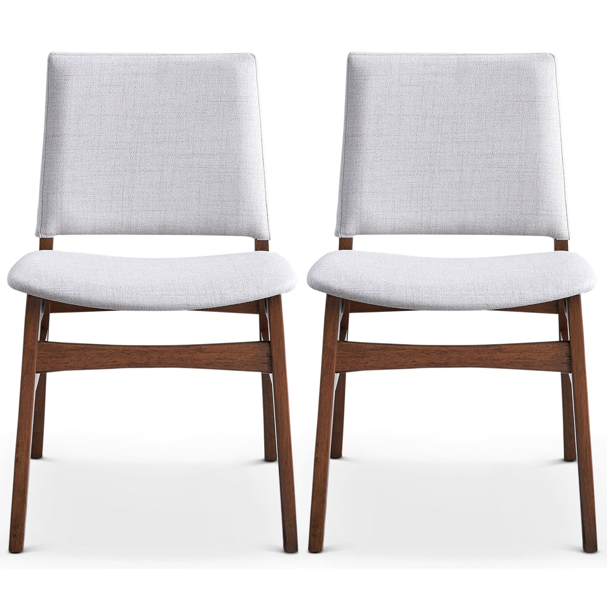 Elegant Light Gray Fabric Dining Chairs for Dining Spaces