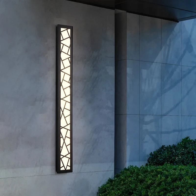 Waterproof Outdoor Wall Light Sconce - Tall LED Wall Lamp