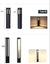 Black Modern Outdoor LED Bollard Light