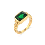 Load image into Gallery viewer, Chunky Cross Striped Baguette Diamond Ring
