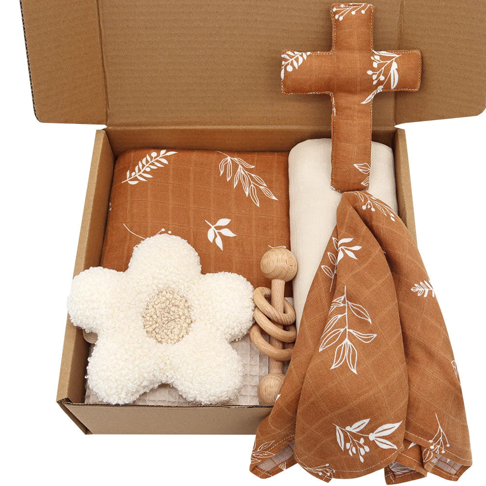 5-Piece Organic Faithful Blessings Baby Gift Set