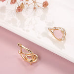 Load image into Gallery viewer, Dainty Rose Gold Water Drop Earrings
