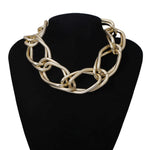 Load image into Gallery viewer, Kynéva Chain Collar Chunky Necklace
