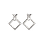 Load image into Gallery viewer, Geometric Overlap Earrings
