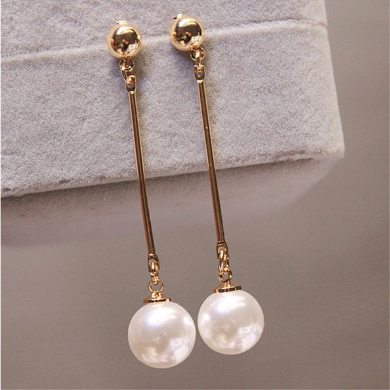 Elegant Pearl Drop Earrings