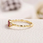 Load image into Gallery viewer, Feminine Heart Diamond Ring
