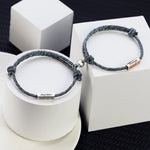 Load image into Gallery viewer, Custom Entwined Rope Magnetic Bracelet
