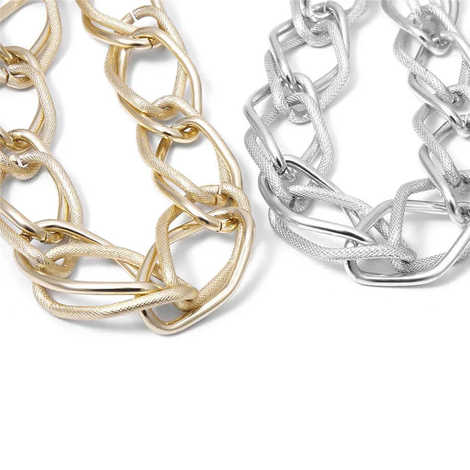Kynéva Chain Collar Chunky Necklace