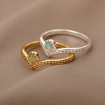 Load image into Gallery viewer, Vintage Inspired Opal Crown Point Ring
