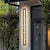 Waterproof Outdoor Aluminum Sconce - Tall LED Wall Lamp