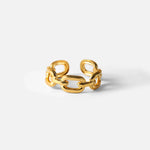 Load image into Gallery viewer, 18k Adjustable Elegant Chain Linked Ring
