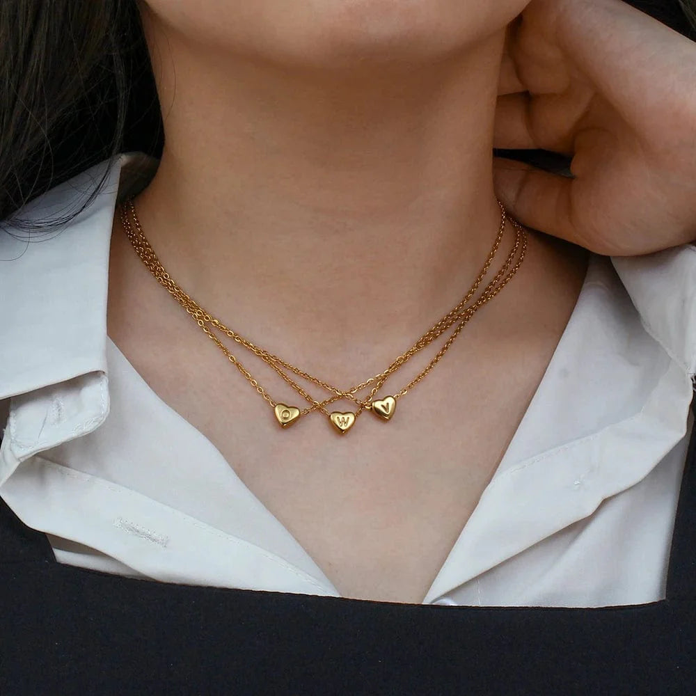 Cascina letter necklace
