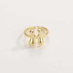 Load image into Gallery viewer, Cute Bubble Letter Initial Ring
