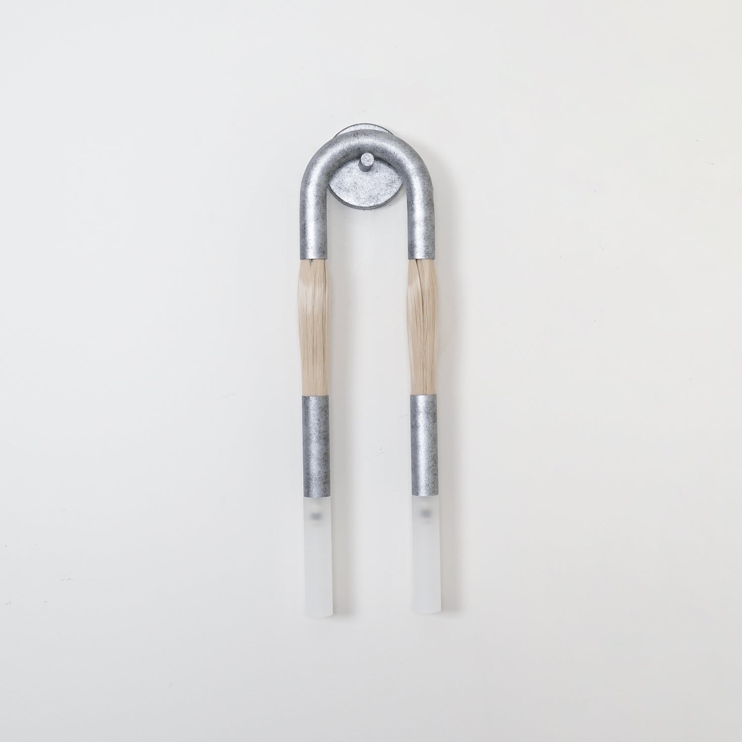 Horsehair Textured Crystal Glass Wall Lamp