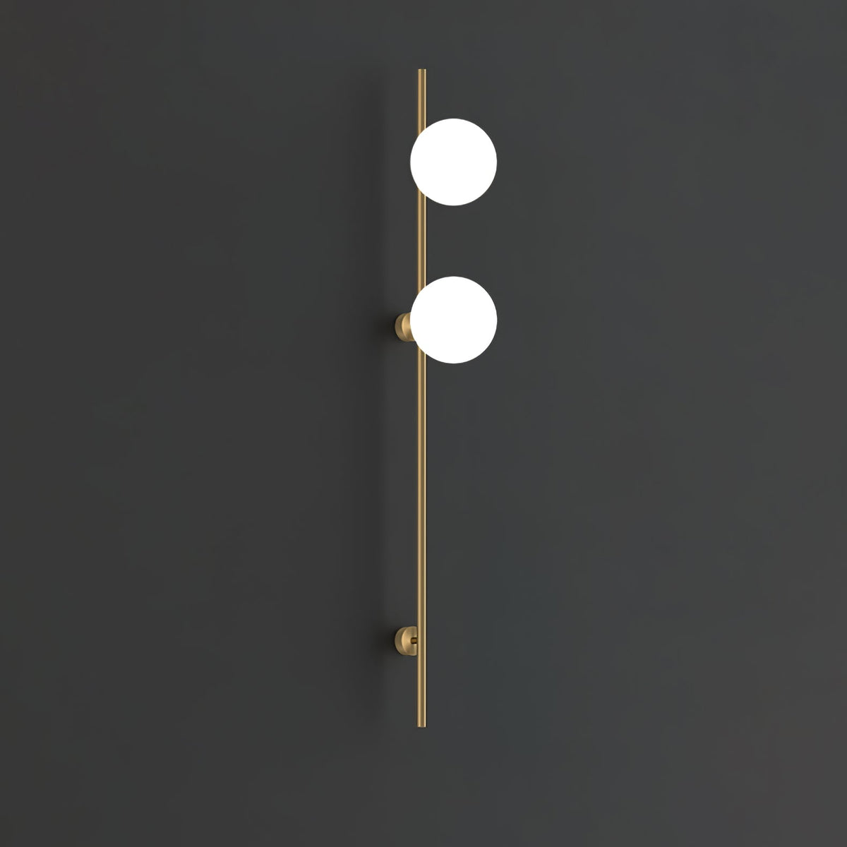 White Glass Scandinavian Inspired Wall Light