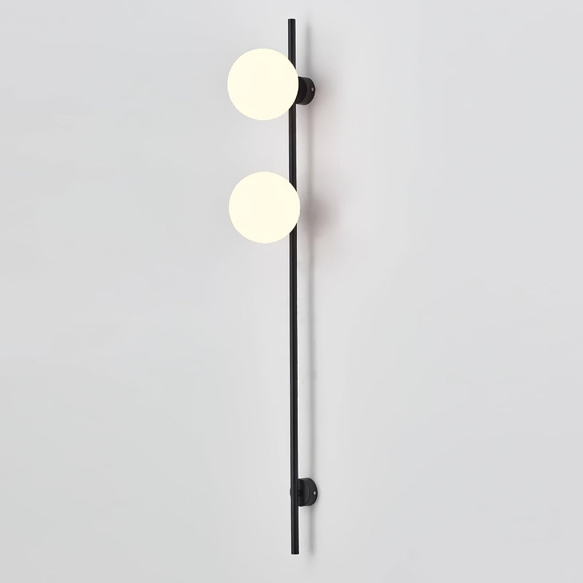 White Glass Shade Nordic Inspired Wall Light