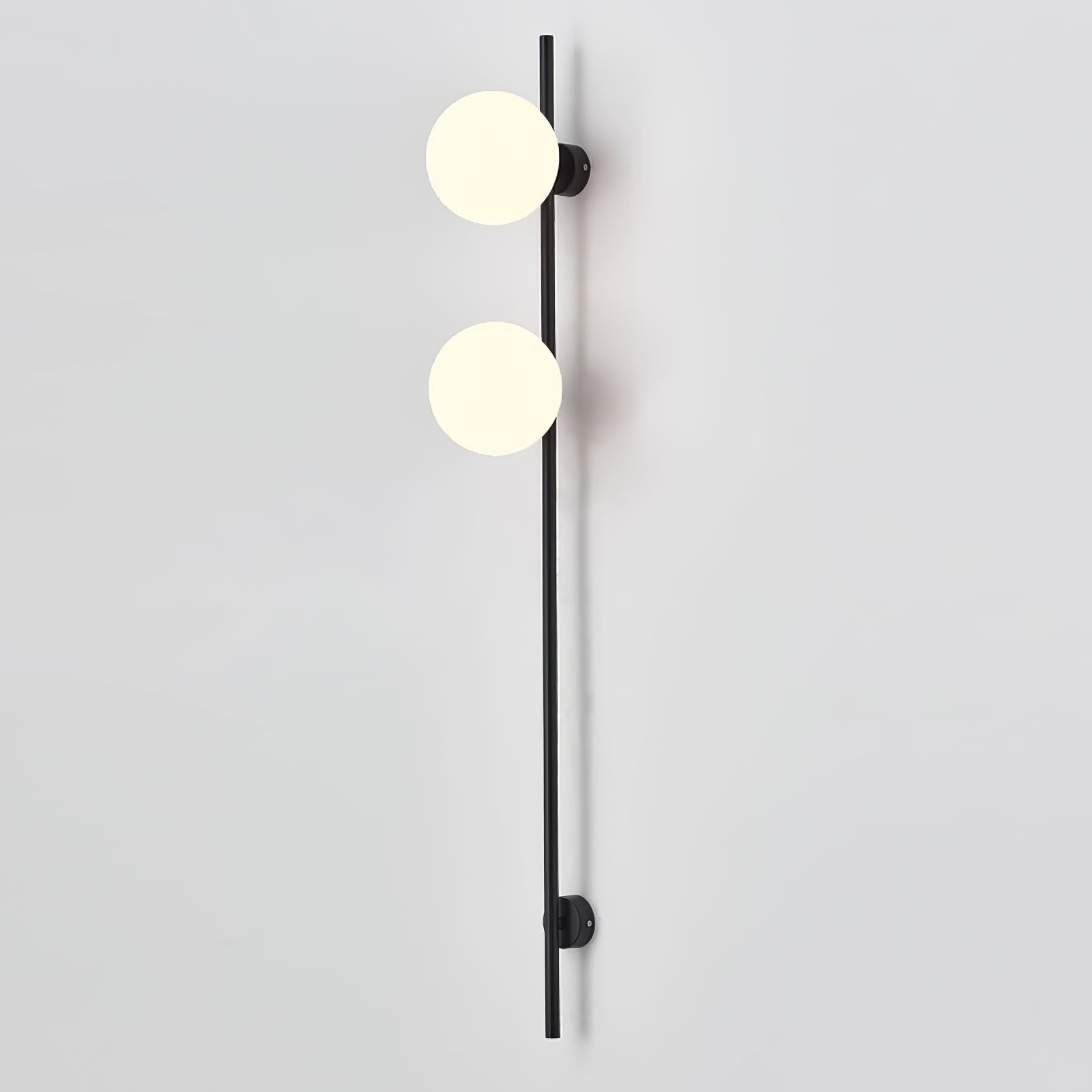 White Glass Shade Nordic Inspired Wall Light