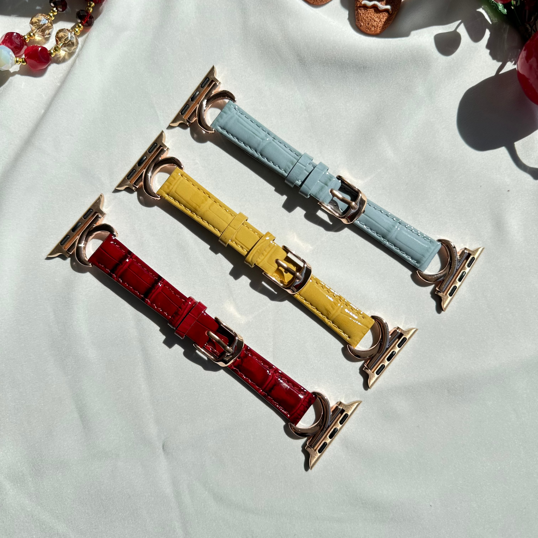 Stylish Leather Apple Watch Bands for Women