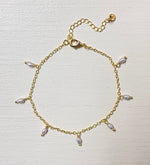 Load image into Gallery viewer, Freshwater Gold Chain Anklet
