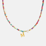 Load image into Gallery viewer, Azurea Initial Necklace
