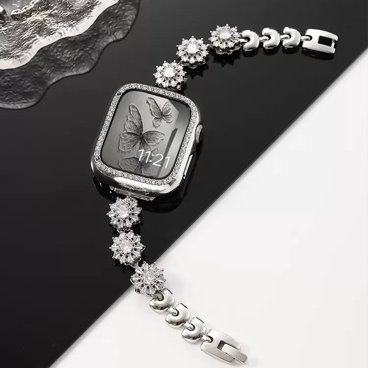 Chic Rhinestone Apple Watch Bands for Women