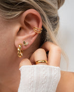 Load image into Gallery viewer, Pave Crystal Butterfly Stud Earrings
