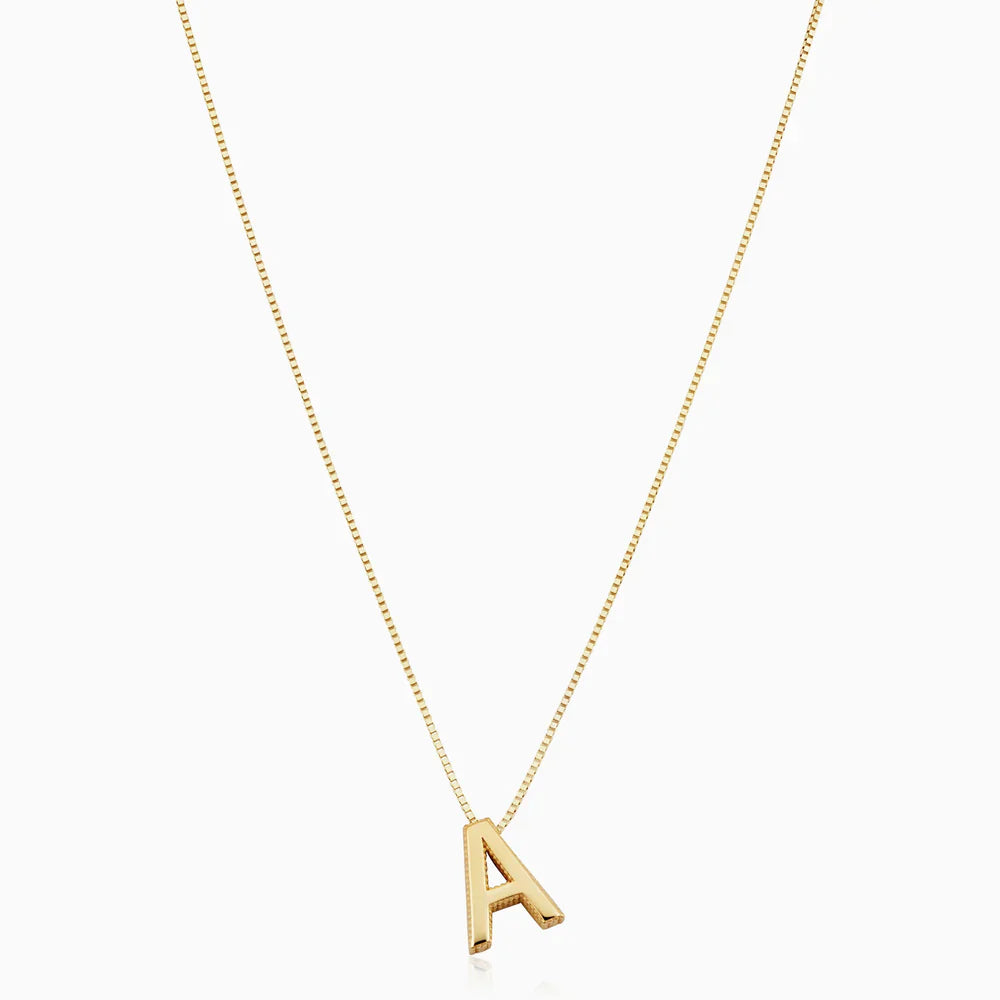 Dainty Initial Pendant Necklace