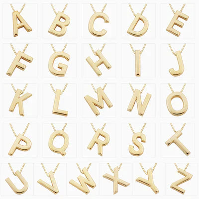 Dainty Initial Pendant Necklace