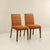 Elegant Burnt Orange Velvet Dining Chairs for Dining Spaces