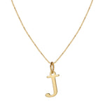 Load image into Gallery viewer, 14k Sleek Serif Initial Necklace
