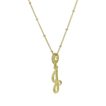 Load image into Gallery viewer, Elegant Cursive Font Satellite Chain Initial Necklace

