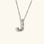 Load image into Gallery viewer, Balloon Gold Initial Necklace
