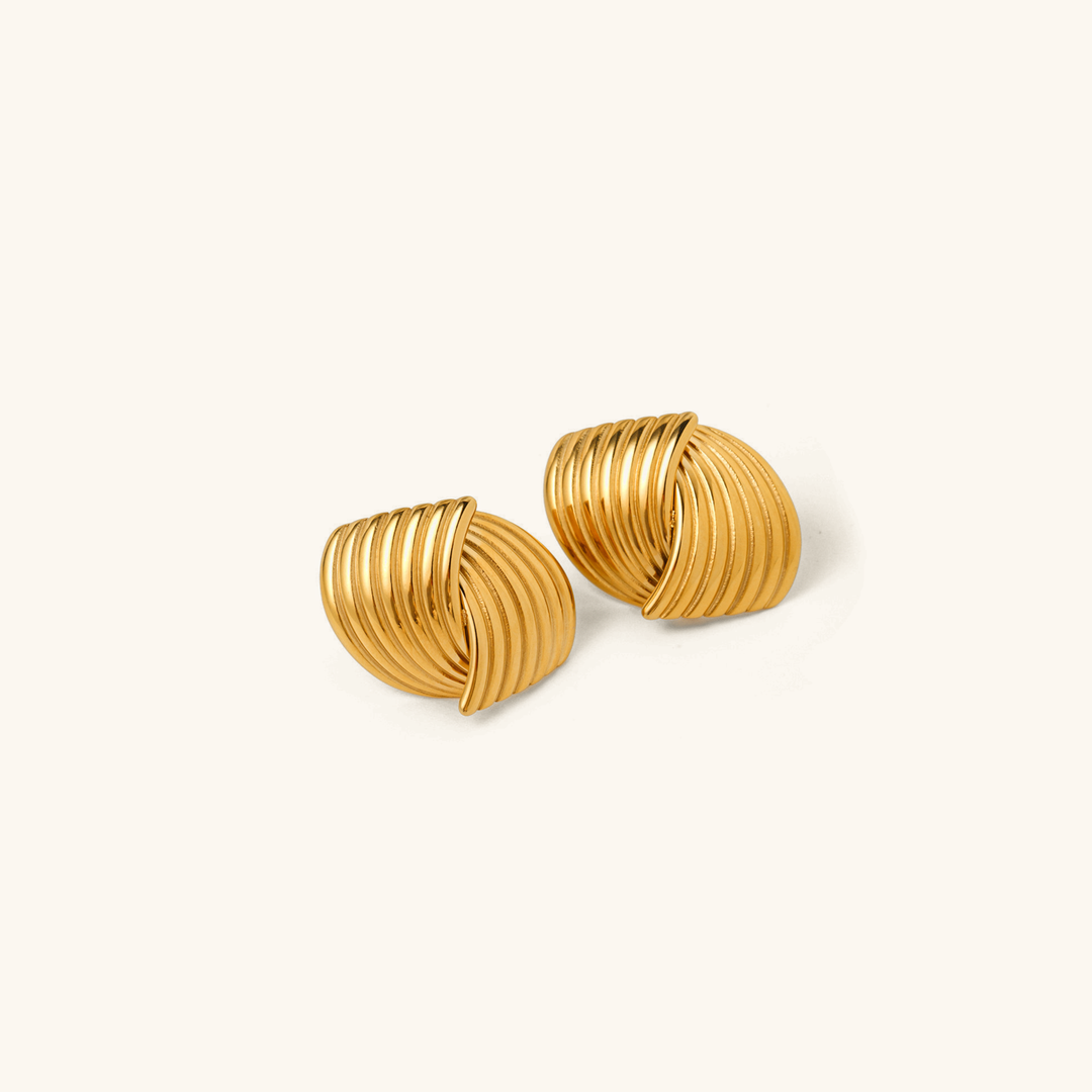 Sonia Gold Wave Earrings