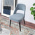 Premium Grey Fabric Dining Chairs Set for Elegant Dining Spaces